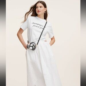 NEW KATE SPADE new york x Target Champagne & French Fries Graphic T SHIRT